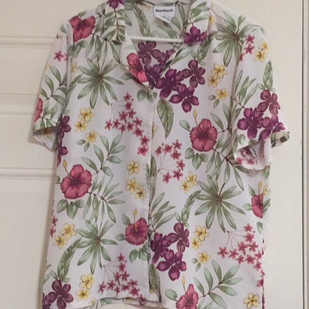 Bon Worth floral blouse